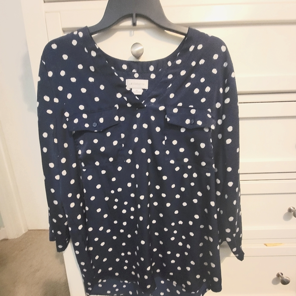 Lot of 6 ladies XL tops liz claiborne chaps sonoma old navy apt 9